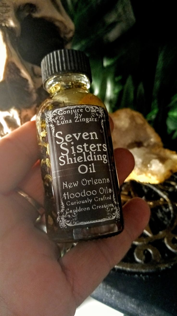 Protection and energy cleansing shielding oils